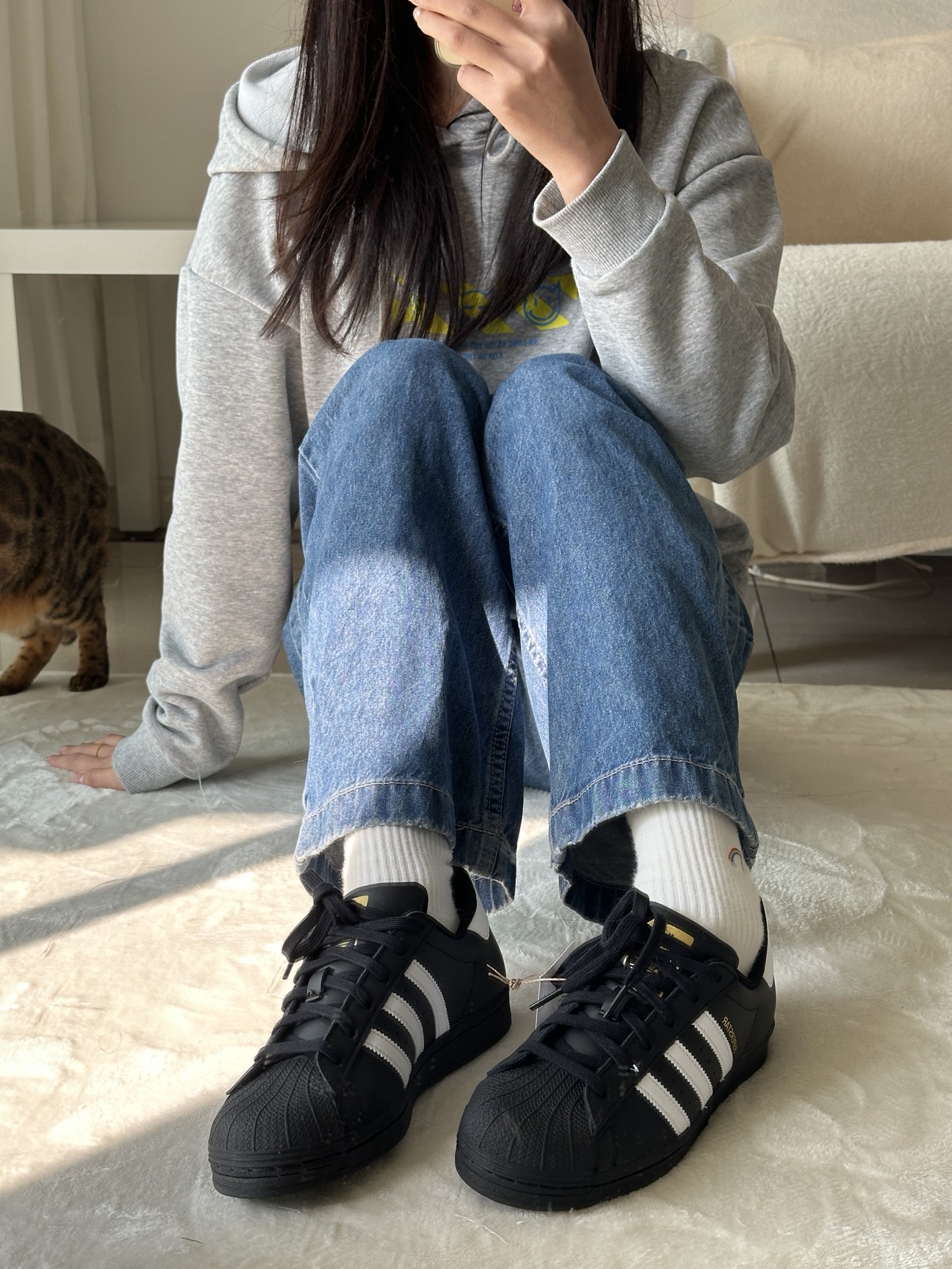 女生的宝藏板鞋 
#阿迪达斯adidas 
#阿迪达斯贝壳头 
#把