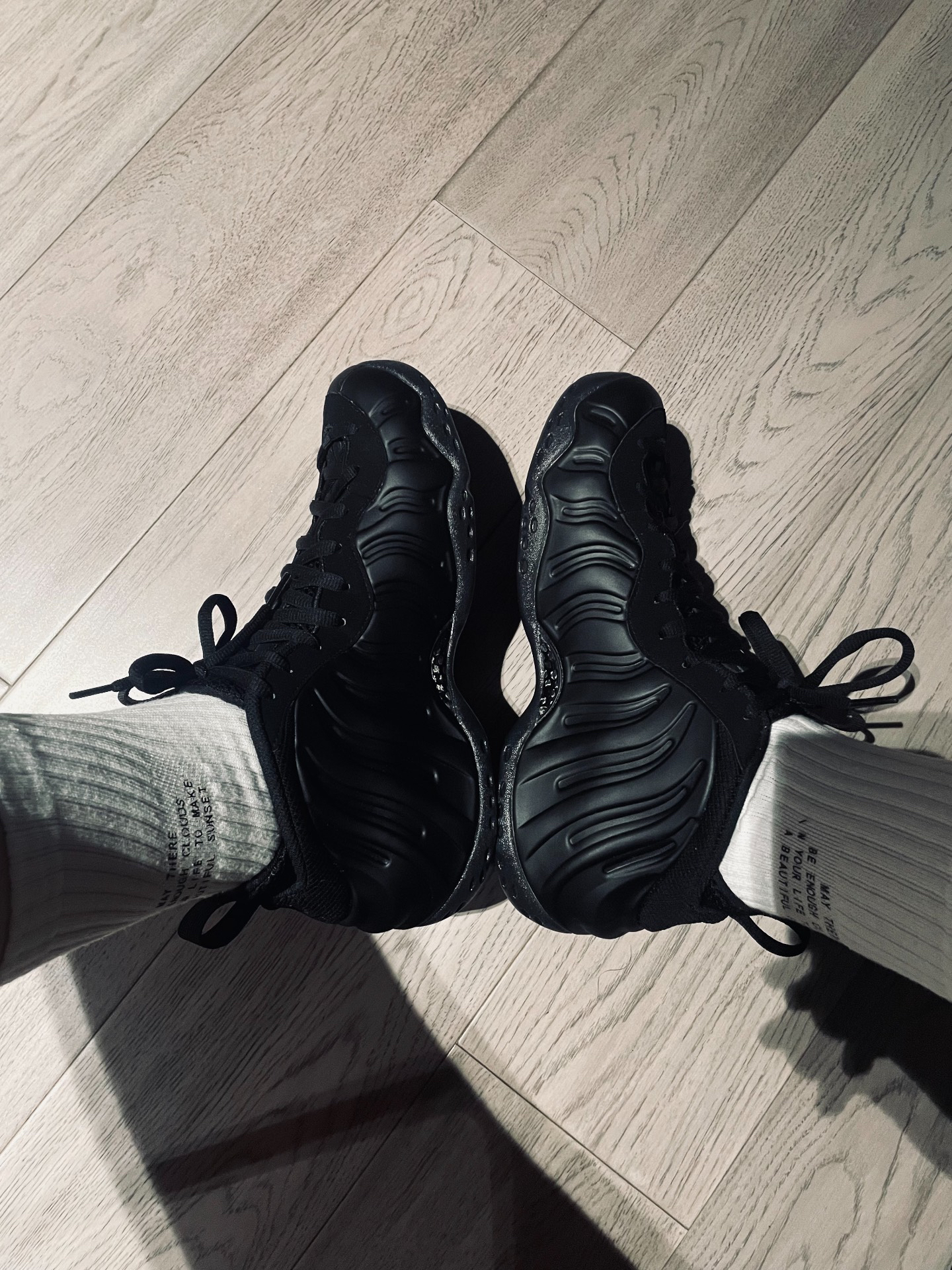 custom review-Nike Foamposite One 'Антрацитовый' MID Топ Винтажные баскетбольные кроссовки Мужской Черный воин Выпуск 2023 года