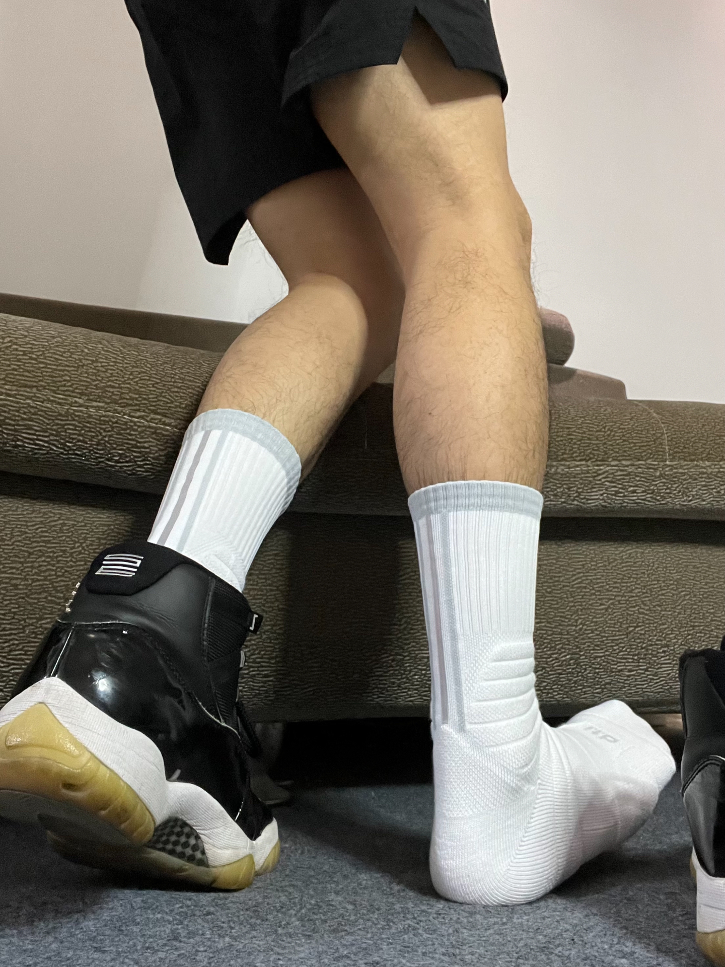 运动健身穿搭真的真的不能没有一双好看好穿的篮球白袜