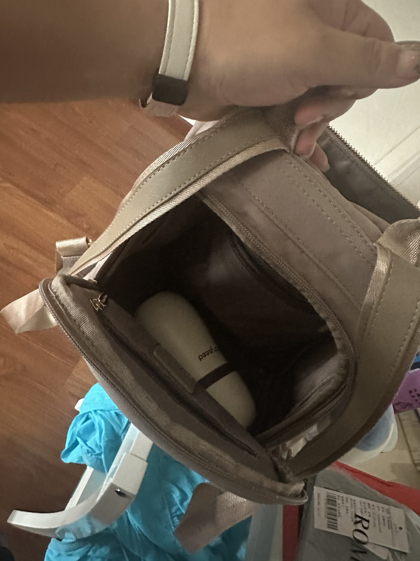 custom review-CinvaiKrose Нейлоновая ткань с коровьей кожей Короткий рюкзак Distance Многофункциональная дорожная сумка Стандартная Женская Многоцветная