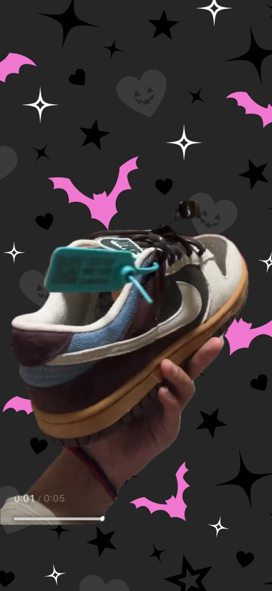 custom review-Nike Dunk Low 'Love Peace' противоскользящие устойчивые к истиранию низкий топ кроссовки для скейтбординга женские коричневый