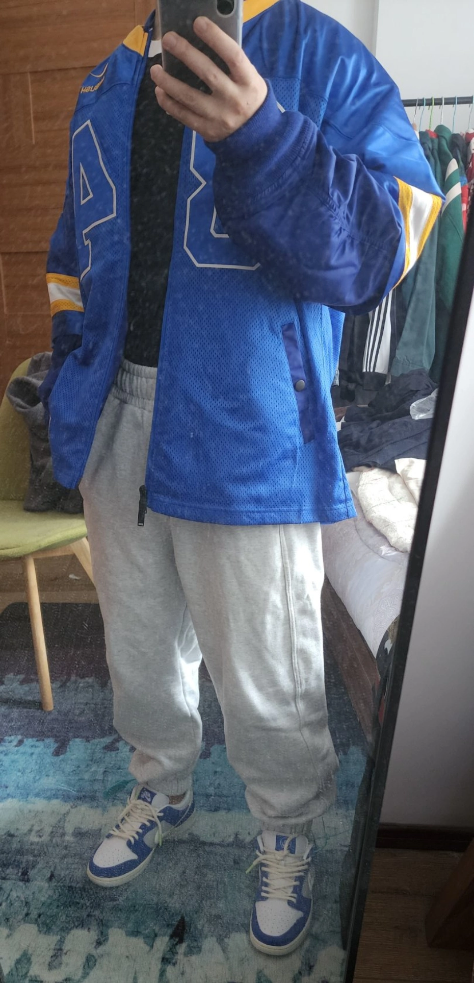 custom review-Nike X AMBUSH Куртка Азиатская версия Унисекс Синий