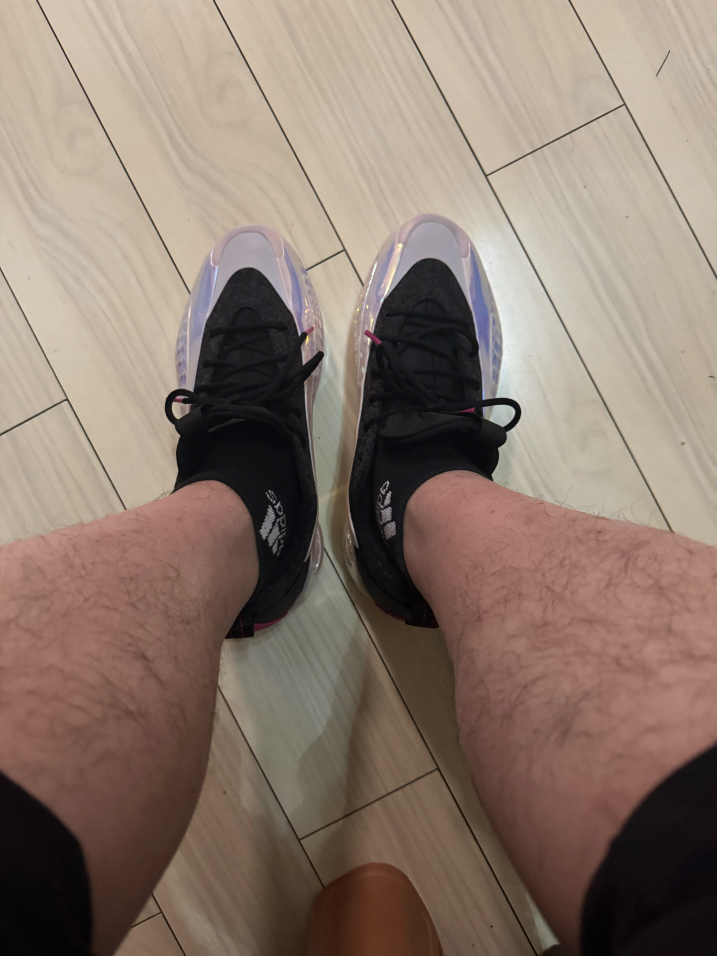 custom review-Adidas A.E. 1 Амортизирующие шоки противоскользящие устойчивые к истиранию низкий топ баскетбольные кроссовки мужской розовый синий черный