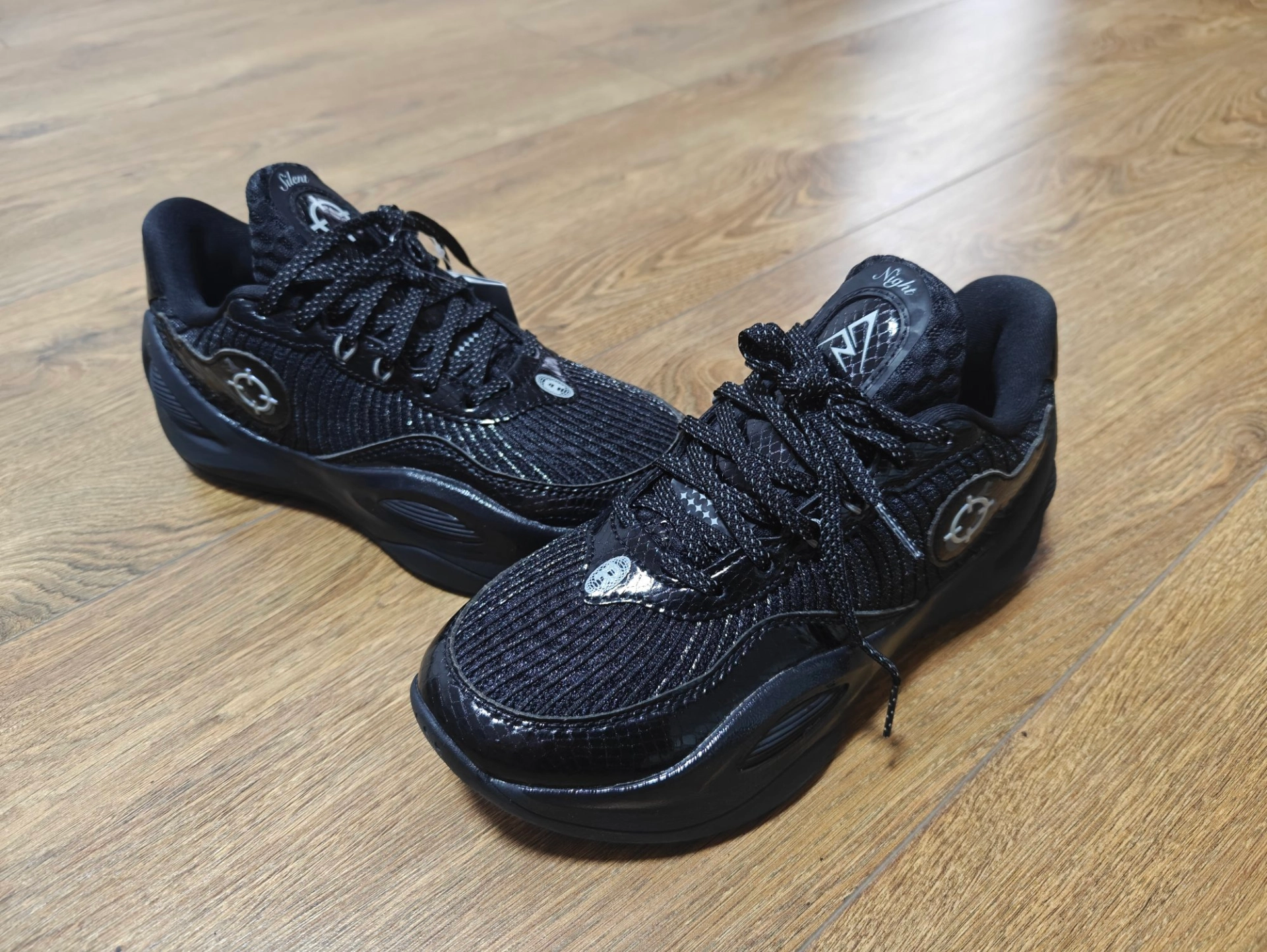 custom review-RIGORER Reeves Generation Cushioning Anti Slip And Wear Resistant Low Top Basketball Shoes Men's Black