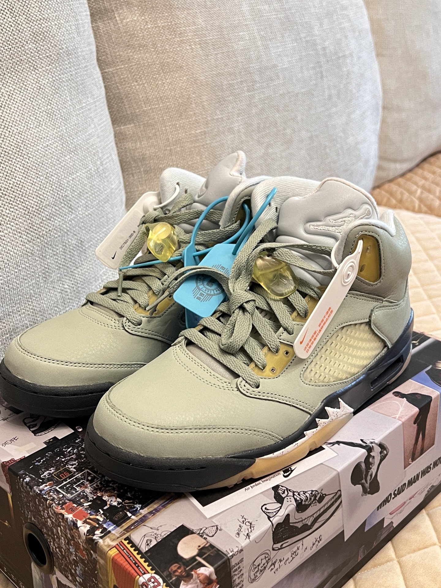 custom review-Jordan Air Jordan 5 Retro 'Jade' MID Топ Винтажные баскетбольные кроссовки Мужской Зеленый Матча