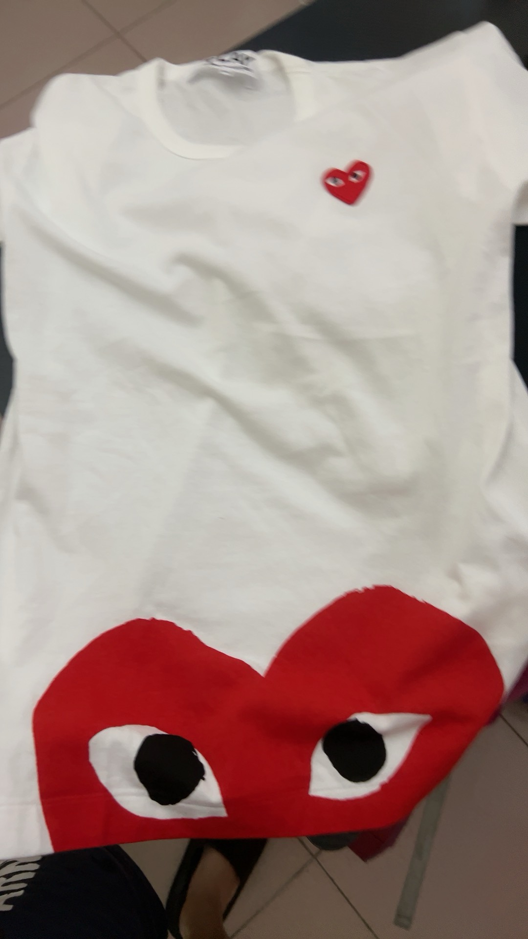custom review-CDG Play Мужские T-рубашки