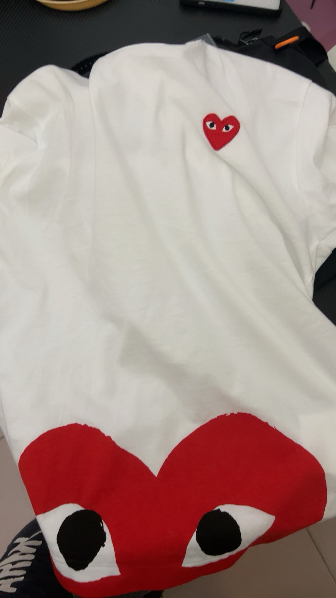 custom review-CDG Play Мужские T-рубашки