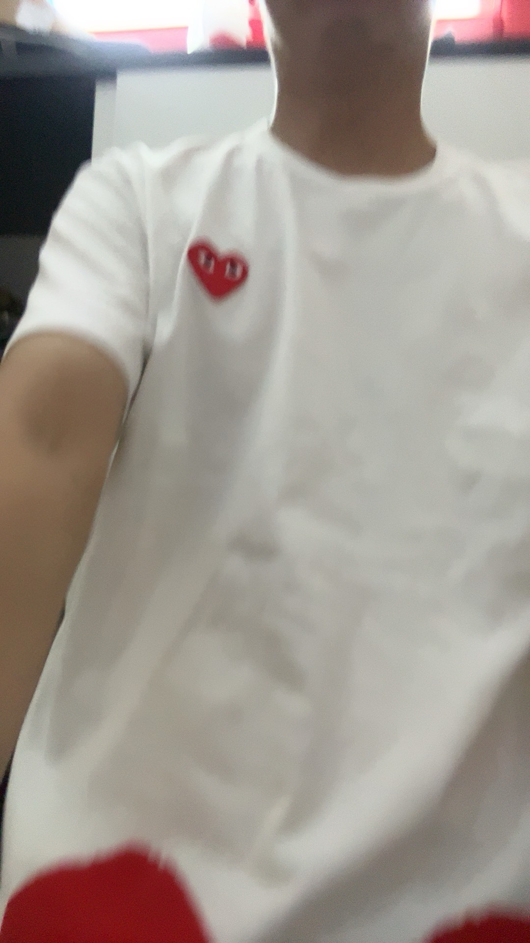 custom review-CDG Play Мужские T-рубашки