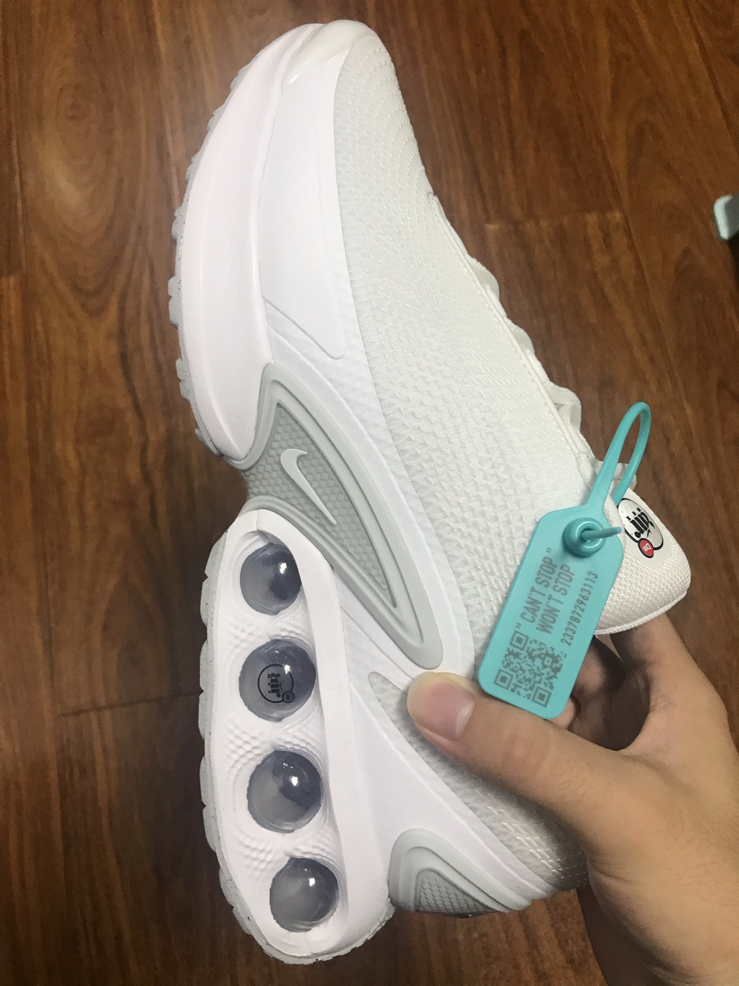 custom review-Nike Air Max Dn 'Белый Металлический Серебряный' Амортизация Устойчивость к истиранию Дышащий Низкий верх Повседневный Унисекс Белый