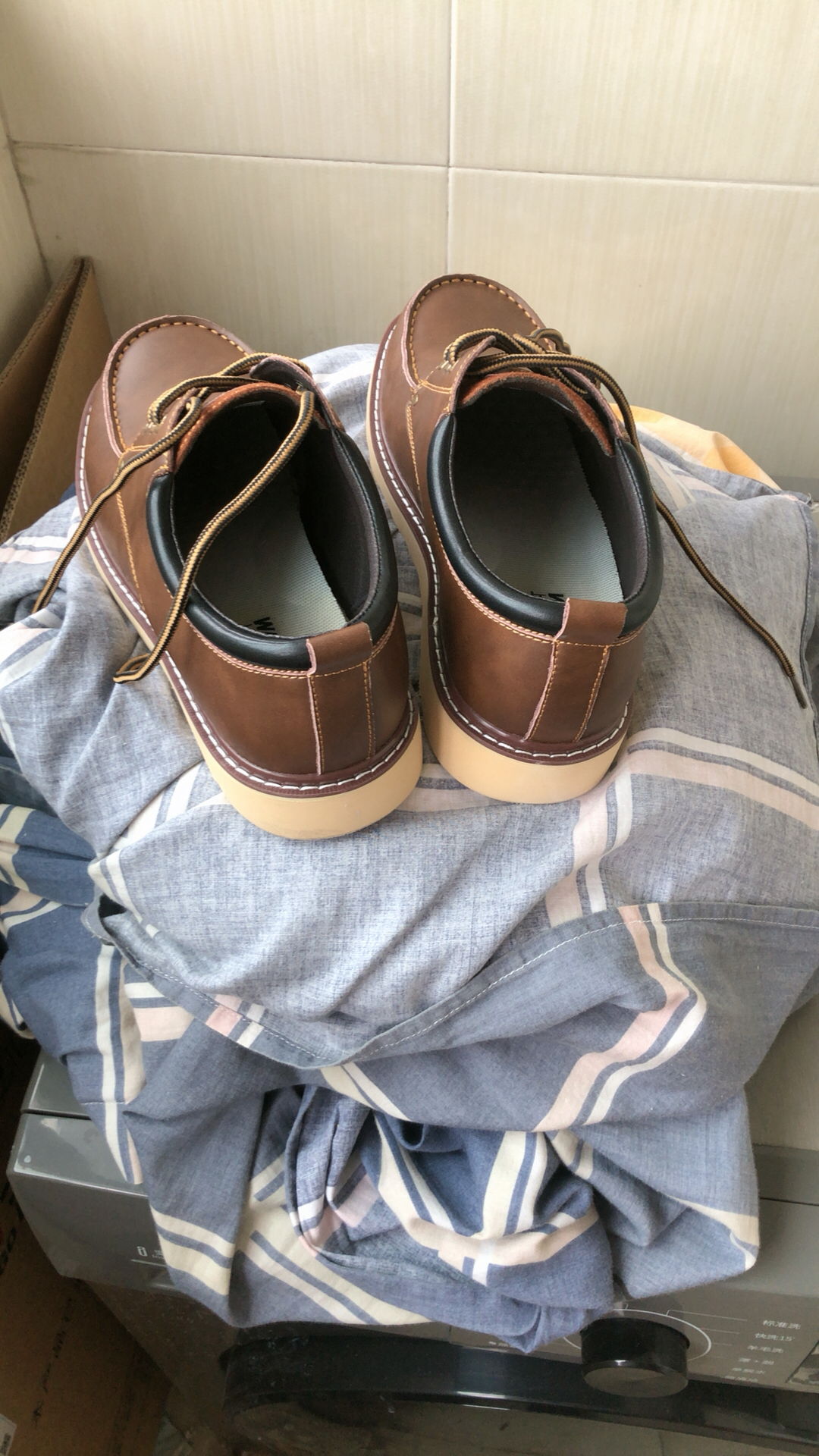 custom review-MADEN WORKWEAR Collection Спилок коровьей кожи ботинки Мартин мужские коричневые осенние