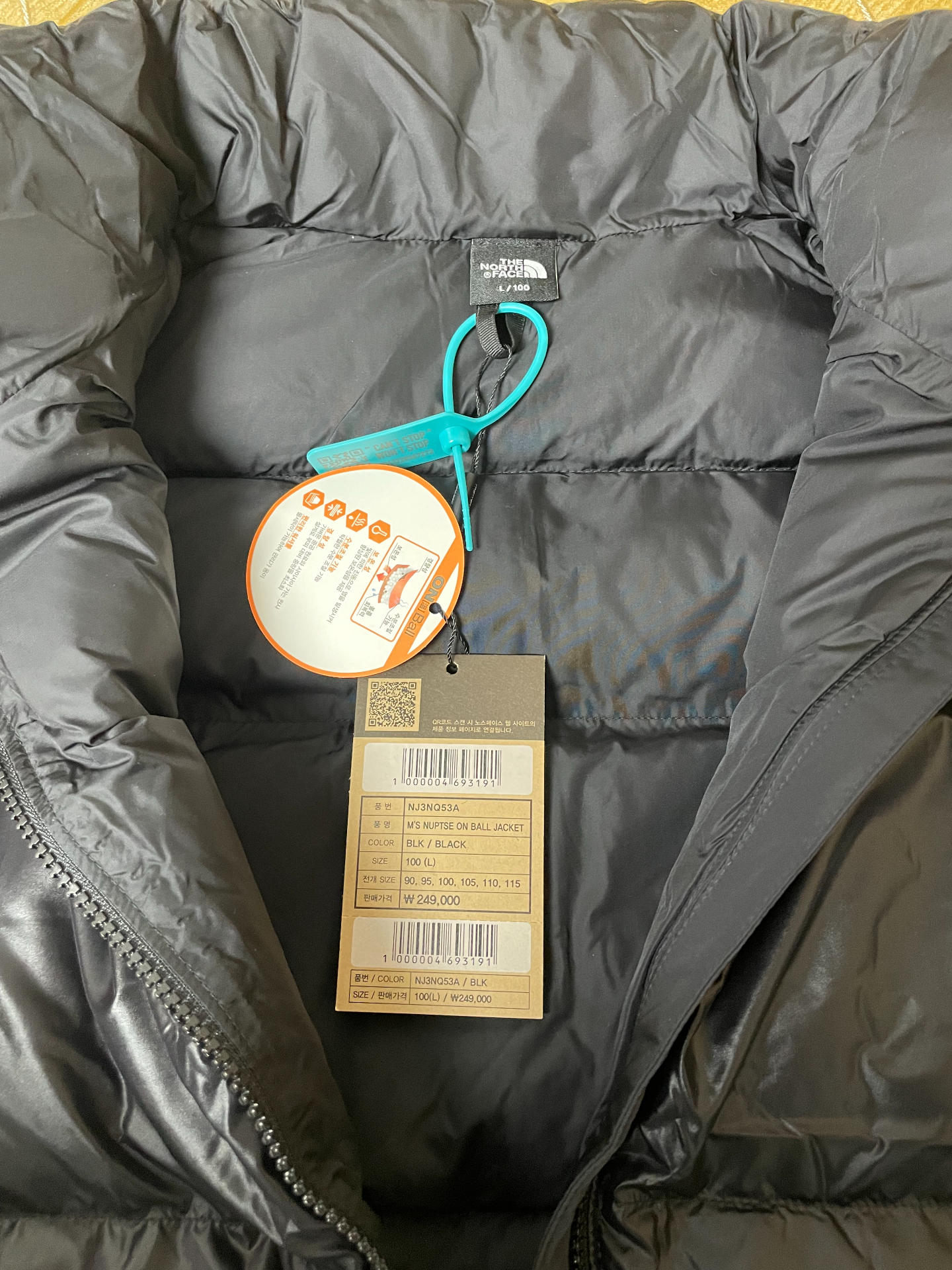 custom review-THE NORTH FACE Nuptse M'S ON Шар Куртка Пуховая куртка Мужской Черный