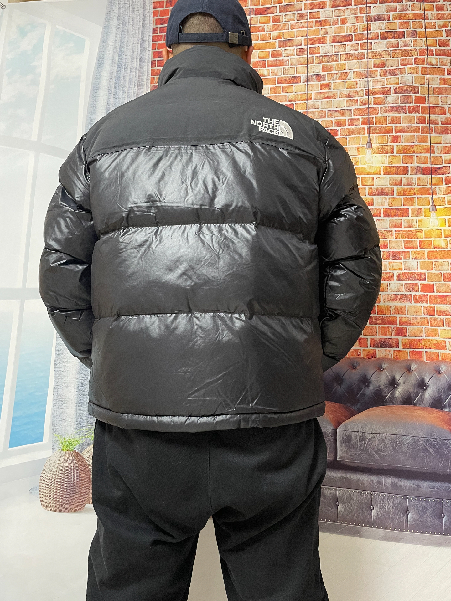 custom review-THE NORTH FACE Nuptse M'S ON Шар Куртка Пуховая куртка Мужской Черный
