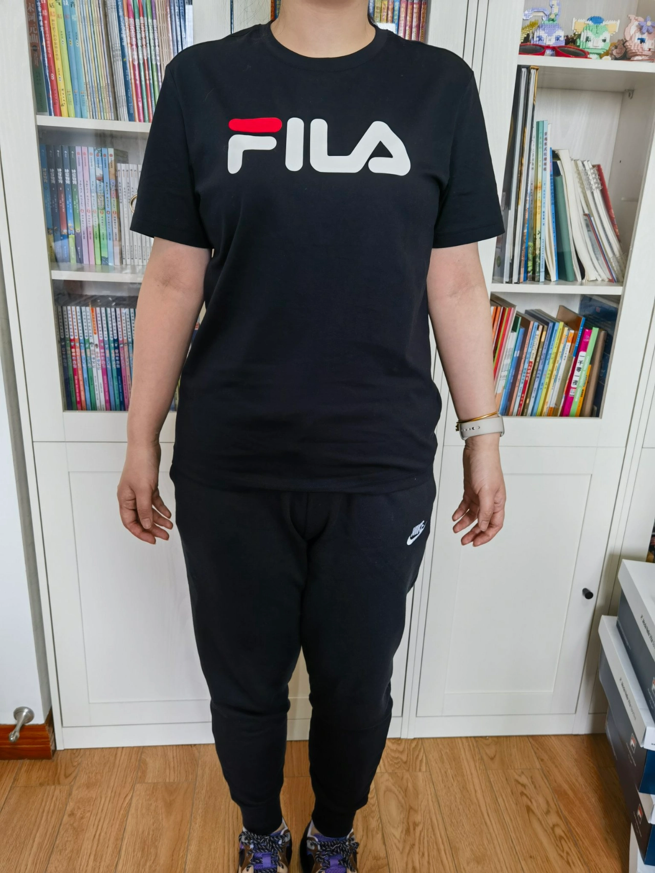 fila斐乐印花短袖t恤