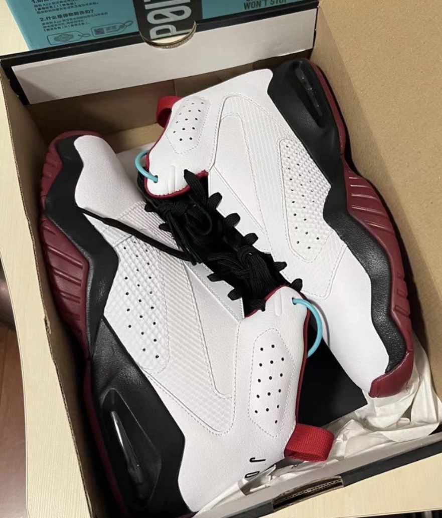 custom review-Джордан Lift Off Амортизаторы Shock Absorbers Противоскользящие Устойчивые к износу MID Топ Винтажные баскетбольные кроссовки Мужские Белый Черный