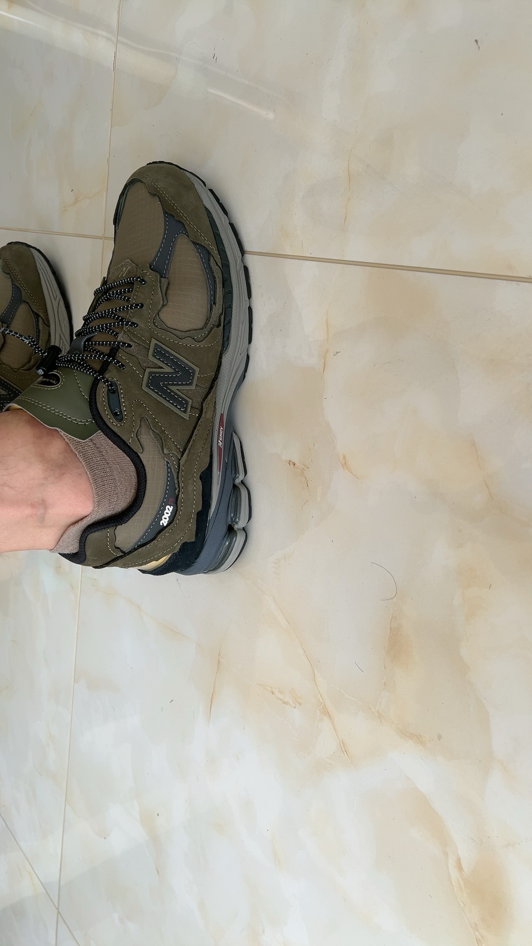 custom review-New Balance NB 2002R Устойчивый к истиранию Низкий Топ Повседневная Городская Коммутерская Беговая Обувь Унисекс Армейский Зеленый