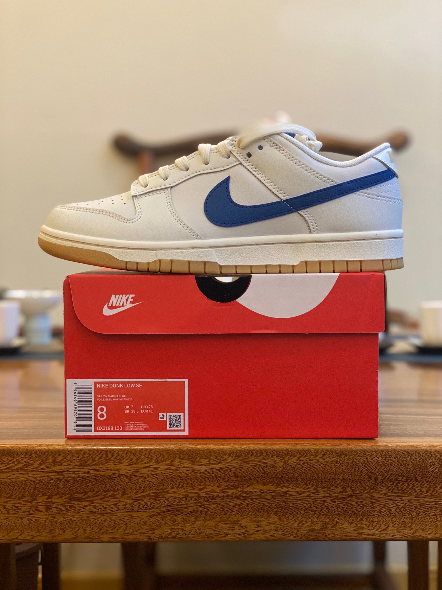 nike dunk low牛奶蓝配色