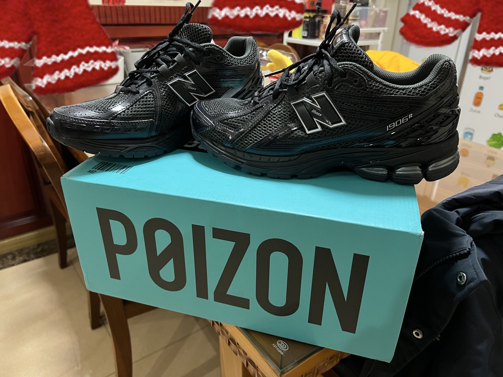 custom review-New Balance NB 1906R противоскользящие устойчивые к истиранию низкий топ повседневная беговая обувь унисекс черный