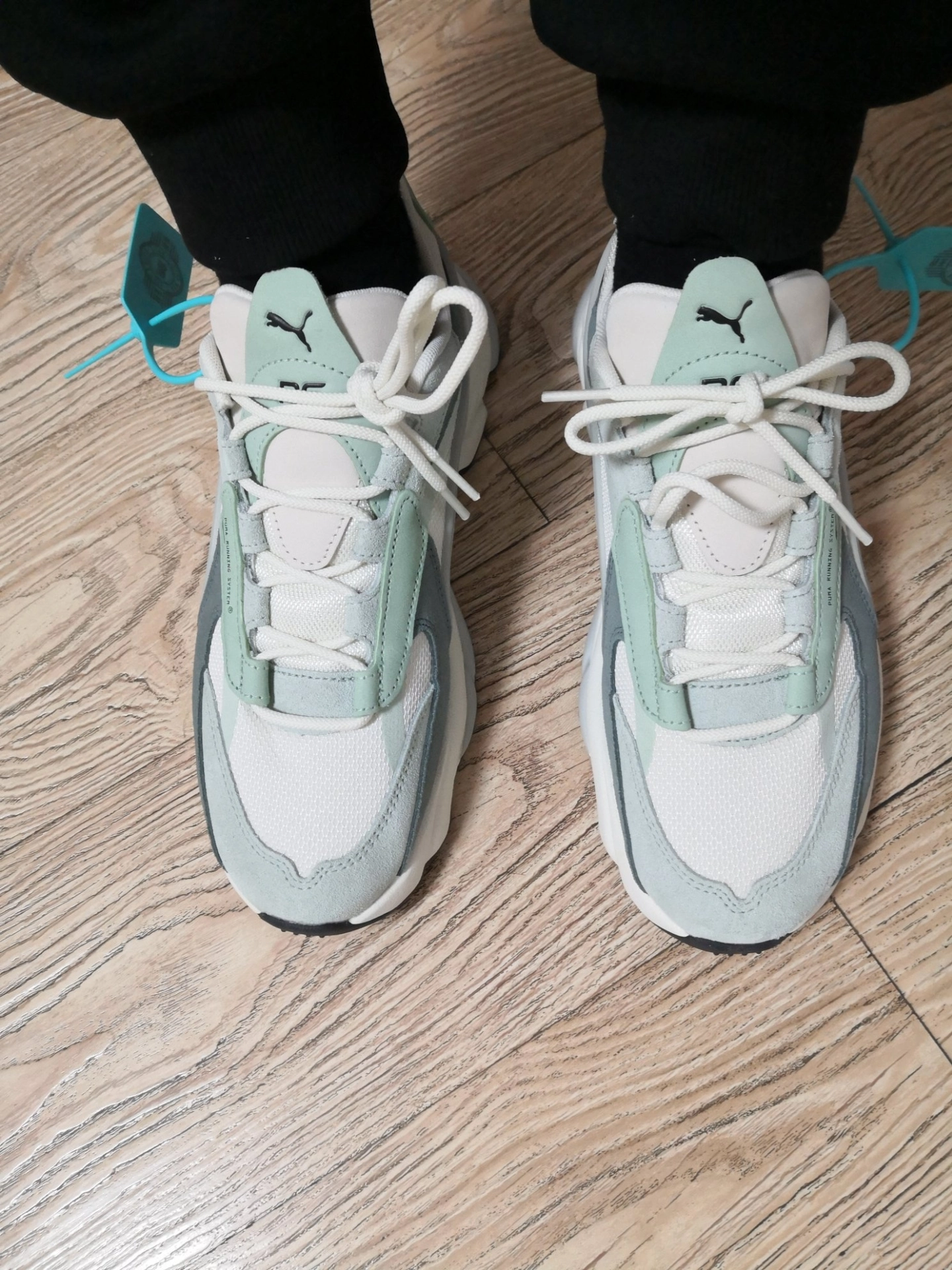 custom review-PUMA RS Connect BUCK Низкий Топ Casual Унисекс Ледяной Зеленый