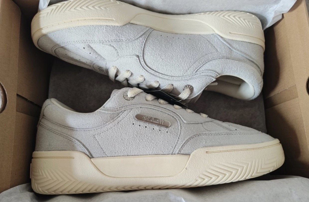 custom review-Anta Owen Hélà TRIBE Cushioning, Wear Resistant Low Top Skateboard Shoes Unisex Light Gray