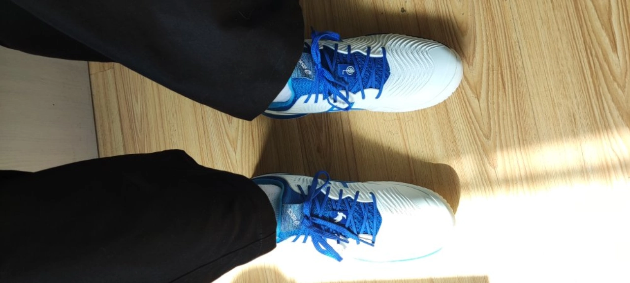 custom review-ASICS Court FF Амортизация Износостойкие Низкие Теннисные Кроссовки Мужские Белые и Синие