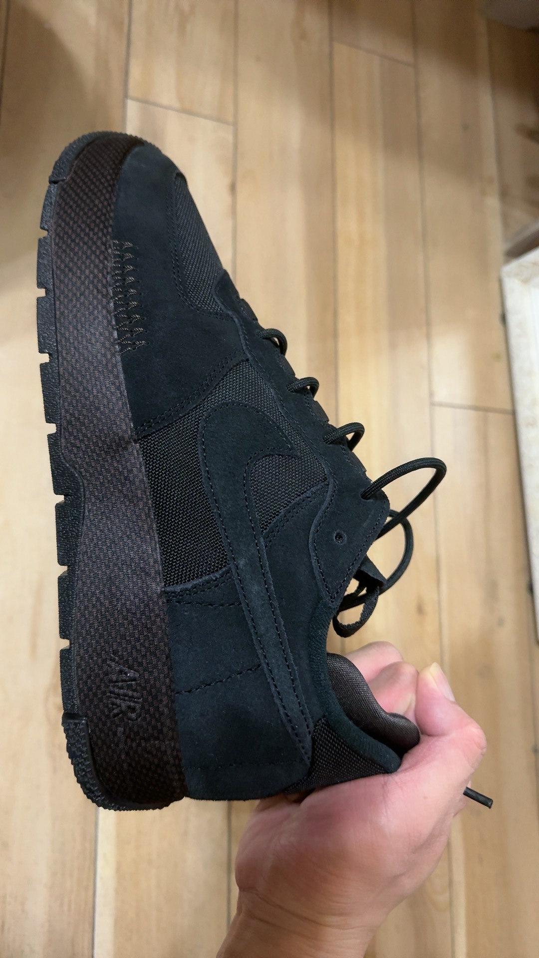 custom review-Nike Air Force 1 WILD Slip-resistant Shock Absorbers Низкие Скейтбординг Кроссовки Женские Черные