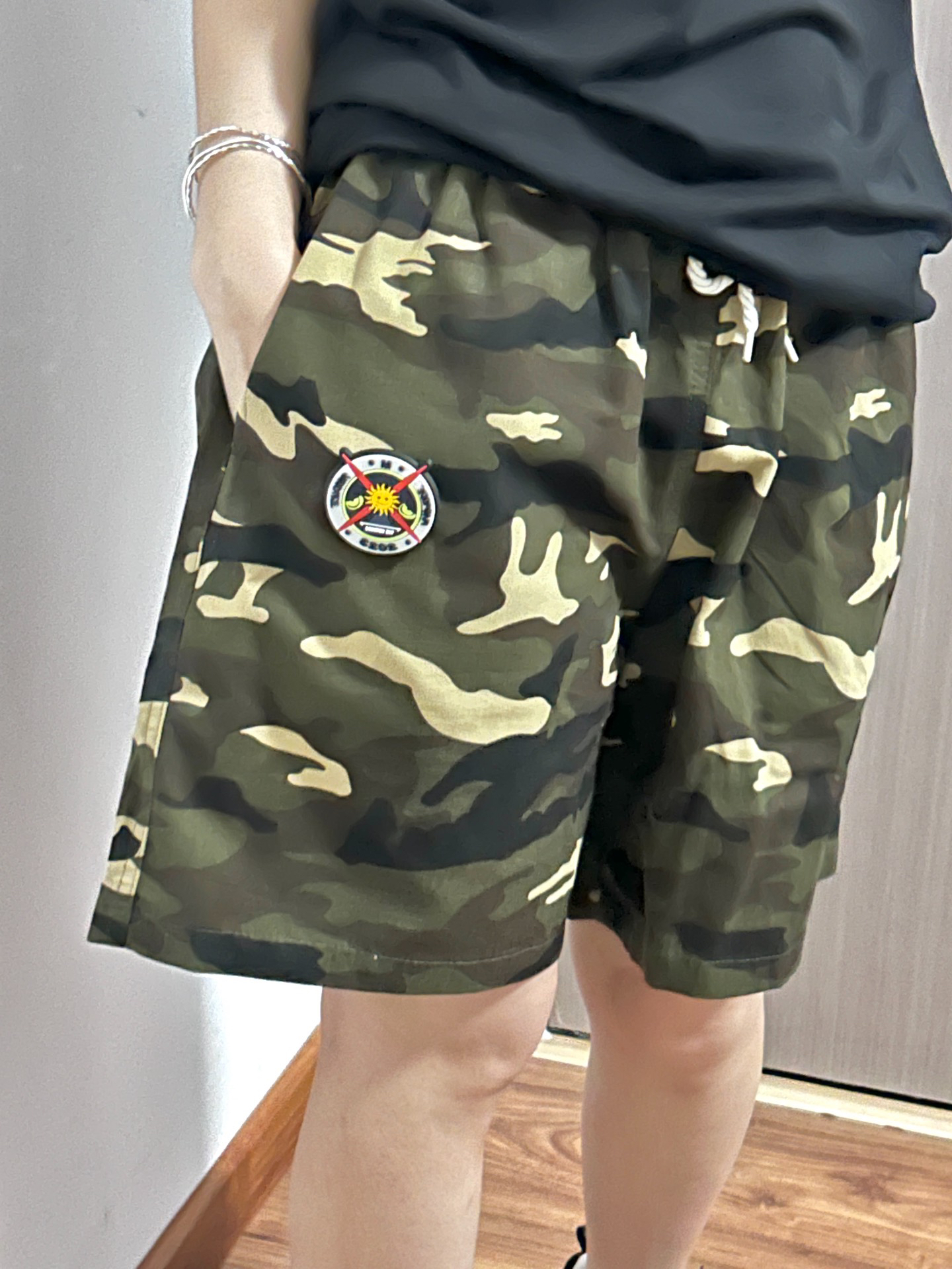 美式迷彩短裤,太酷了😎