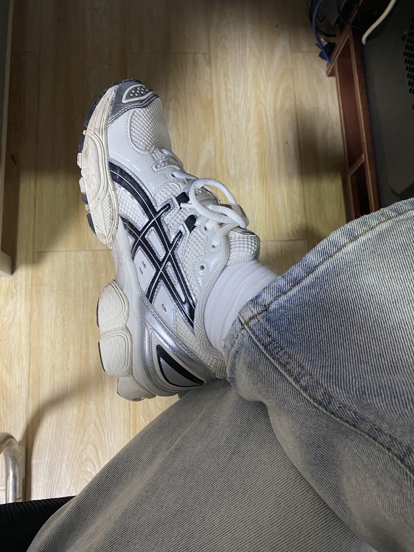 custom review-ASICS Гель Nimbus 9 Сетка Низкий Топ Повседневная Обувь Мужская Белый Черный
