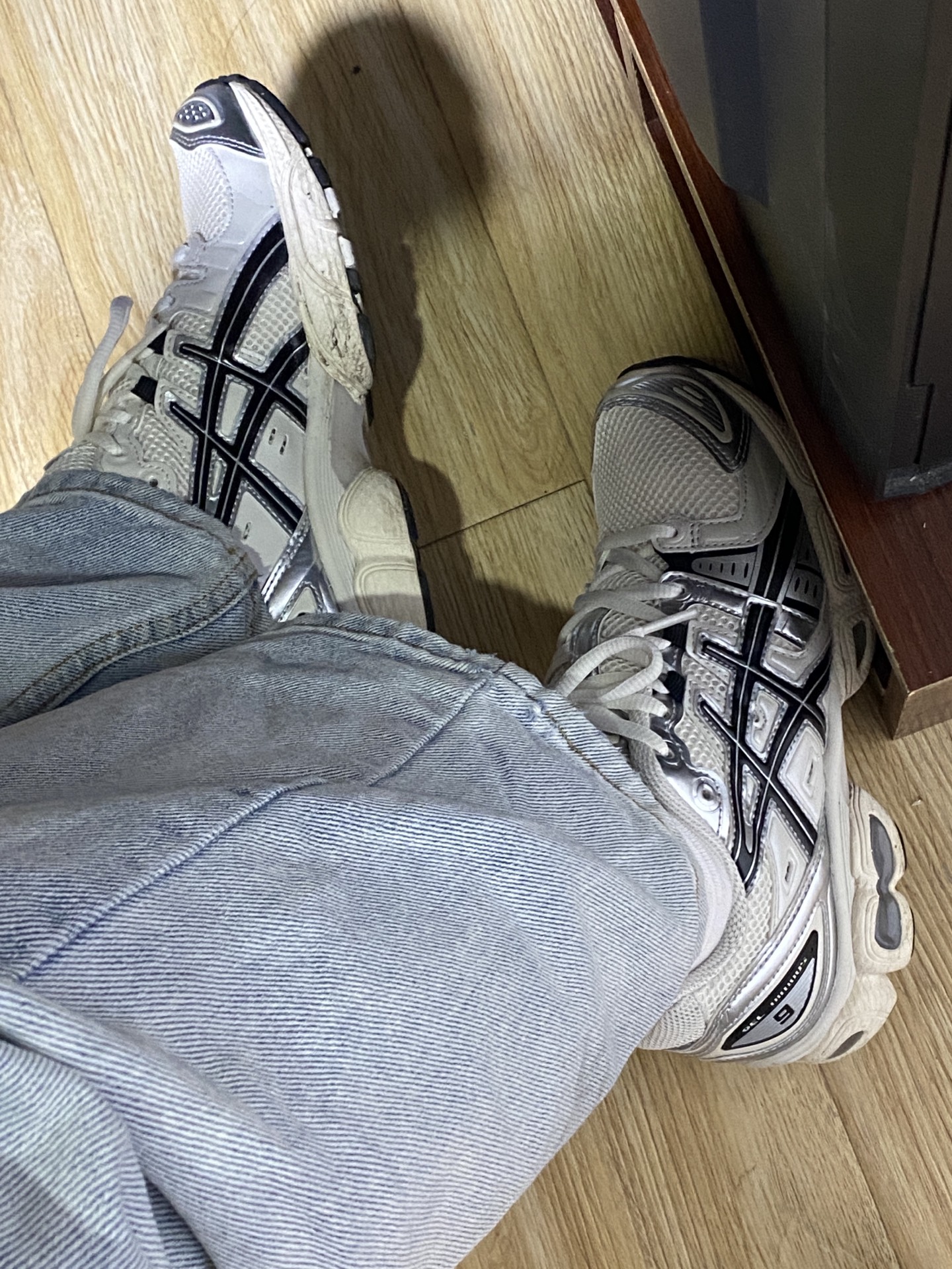 custom review-ASICS Гель Nimbus 9 Сетка Низкий Топ Повседневная Обувь Мужская Белый Черный