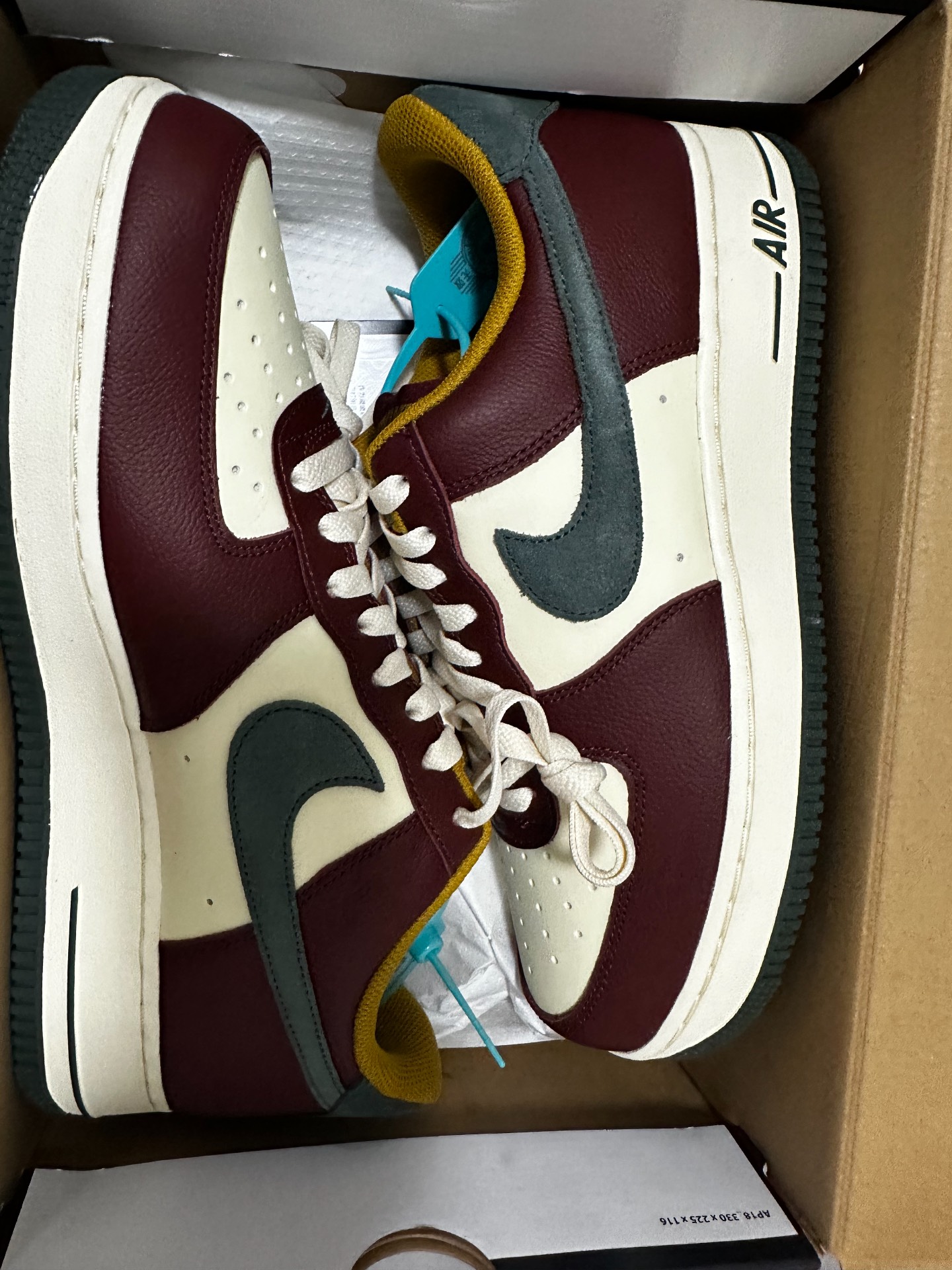 custom review-Nike Air FORCE 1 Low Топ Скейтборд Кроссовки Мужские Белый Умбра