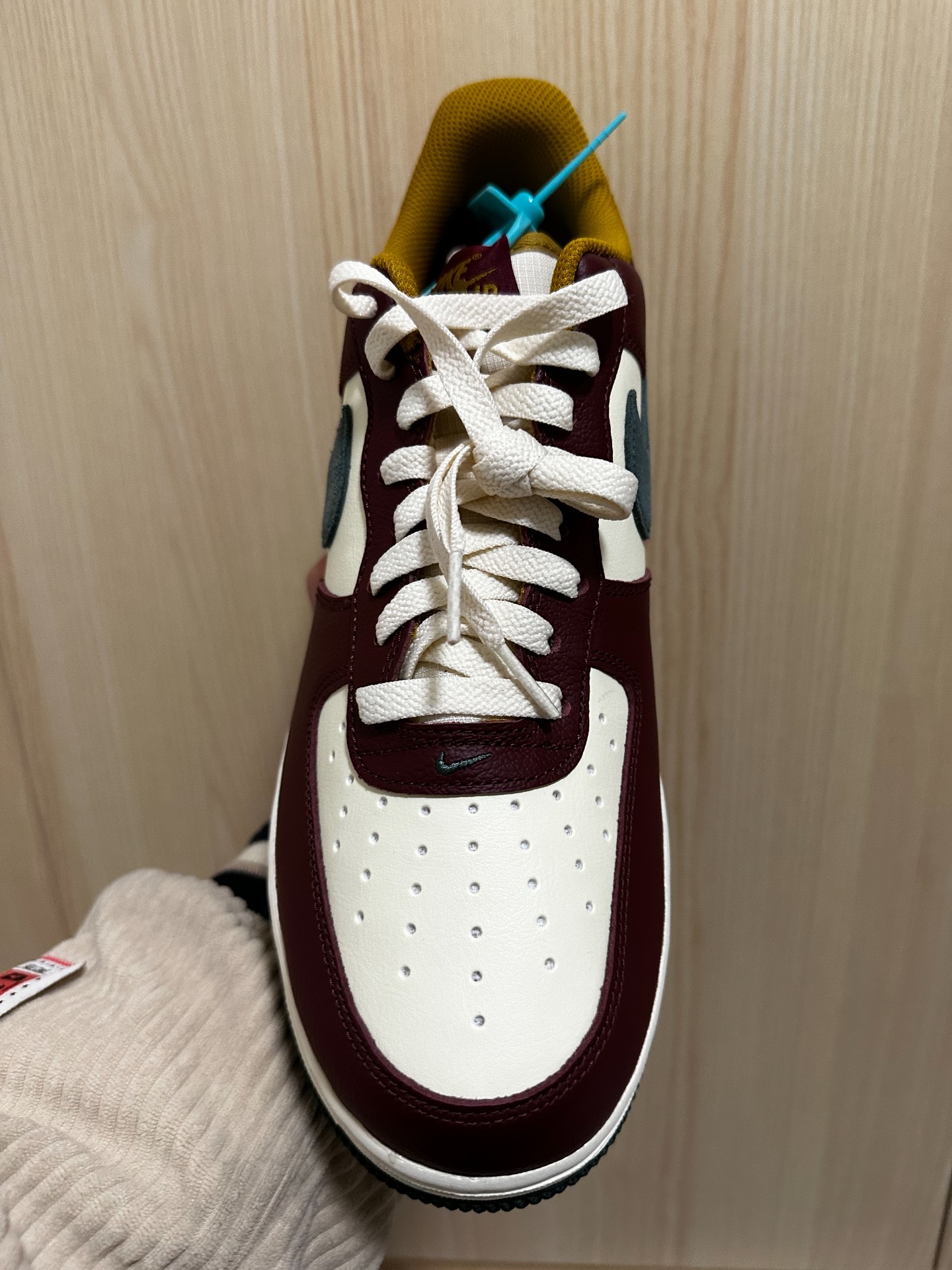 custom review-Nike Air FORCE 1 Low Топ Скейтборд Кроссовки Мужские Белый Умбра