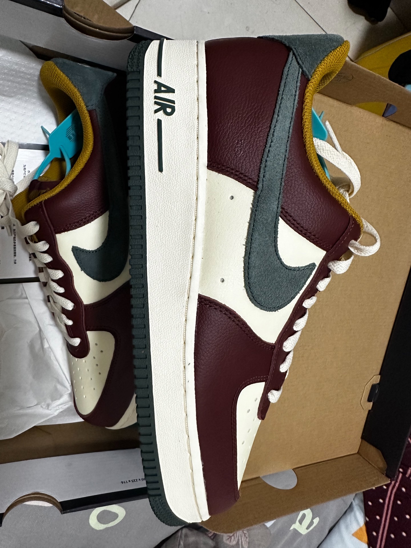 custom review-Nike Air FORCE 1 Low Топ Скейтборд Кроссовки Мужские Белый Умбра