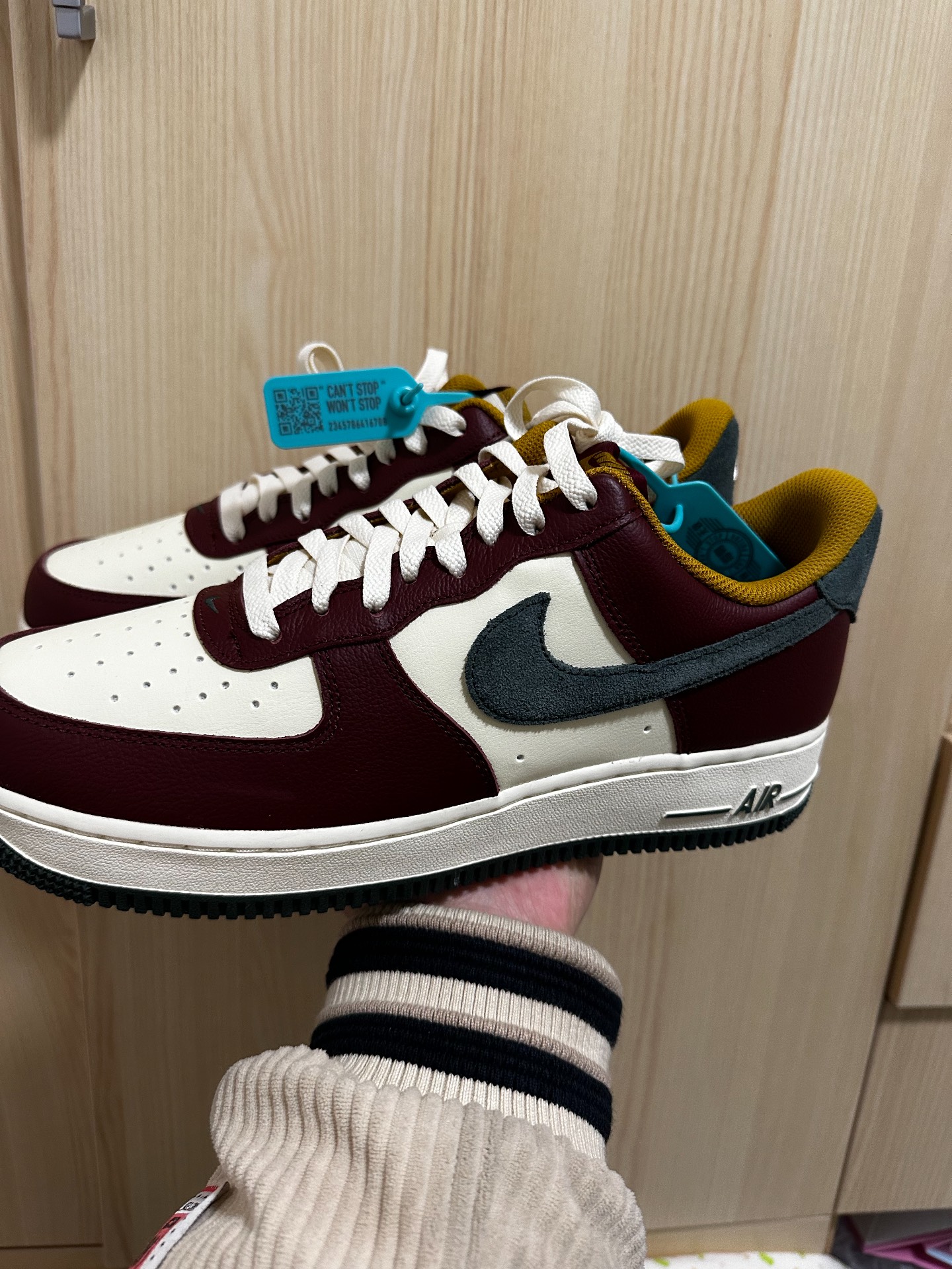 custom review-Nike Air FORCE 1 Low Топ Скейтборд Кроссовки Мужские Белый Умбра