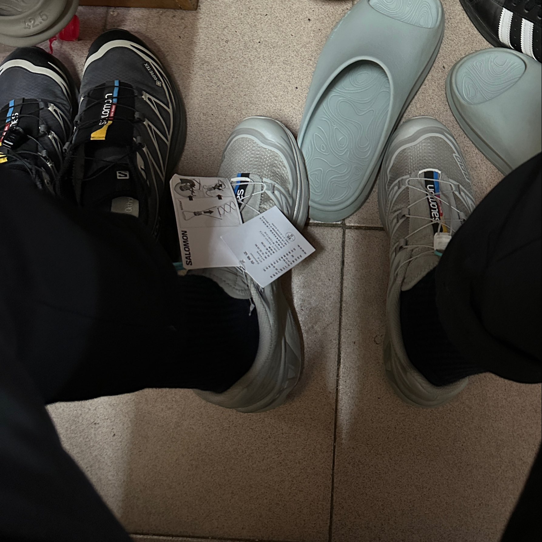 custom review-SALOMON XT 6 Устойчивый к истиранию Низкий Топ Уличная обувь Унисекс Серый