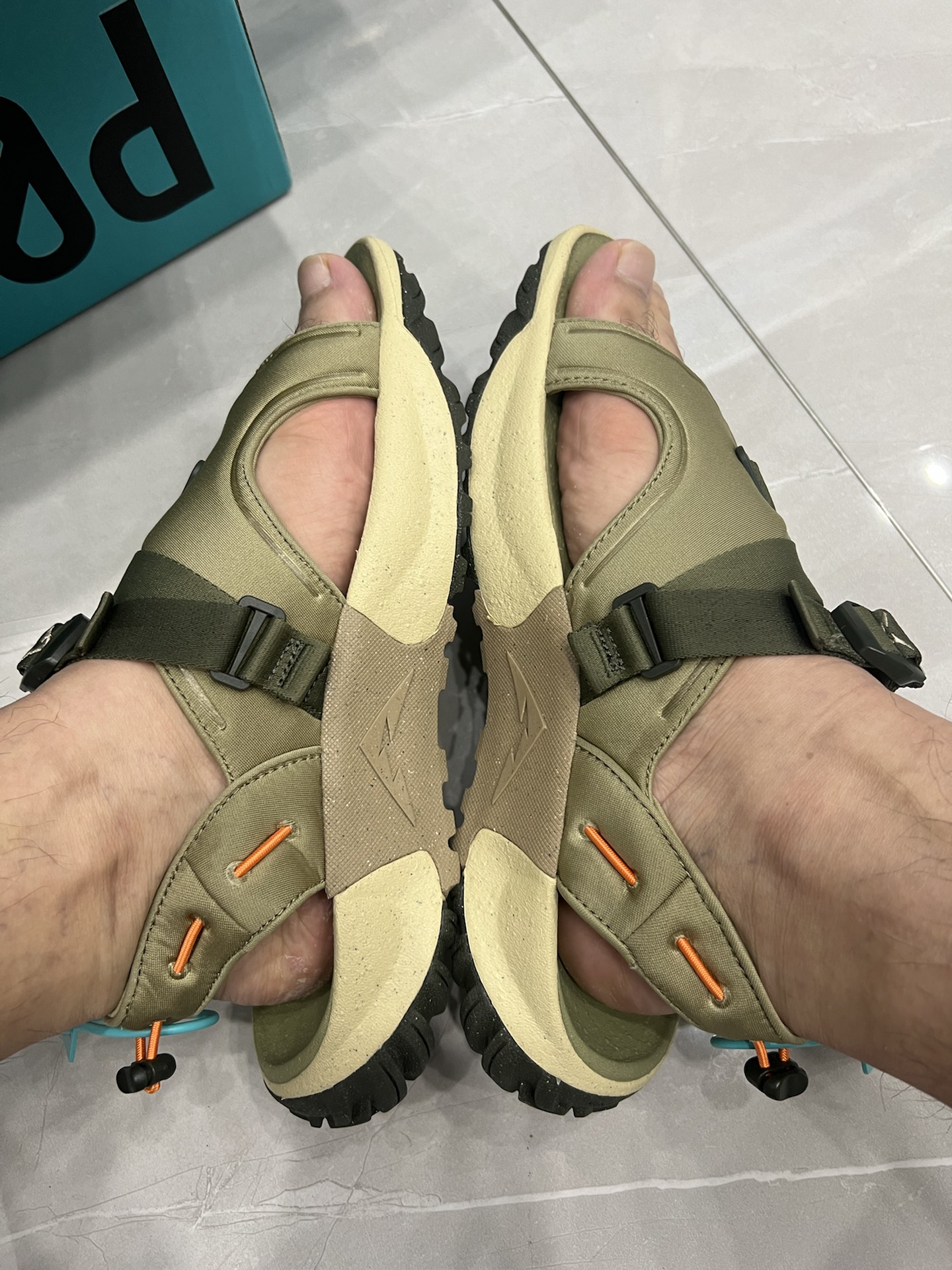 custom review-Nike Oneonta NN Sandals Beach Sandals Men's Olive Green