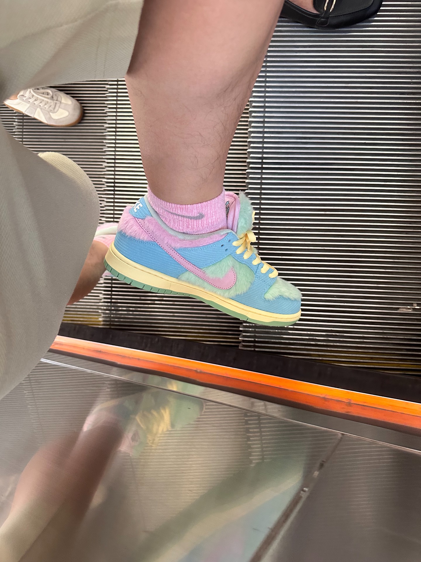 custom review-Verdy co-brand x Nike Dunk SB Low Топ Скейтборд Кроссовки Мужские Синий Зеленый Розовый