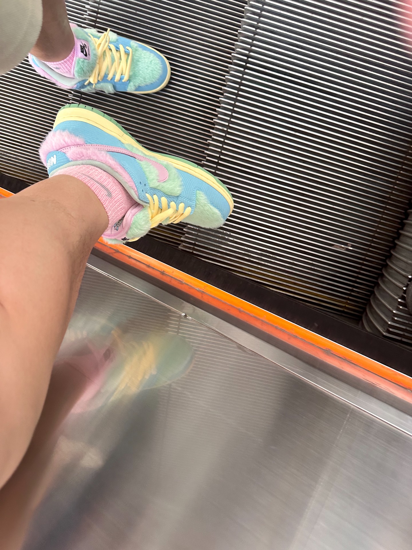 custom review-Verdy co-brand x Nike Dunk SB Low Топ Скейтборд Кроссовки Мужские Синий Зеленый Розовый