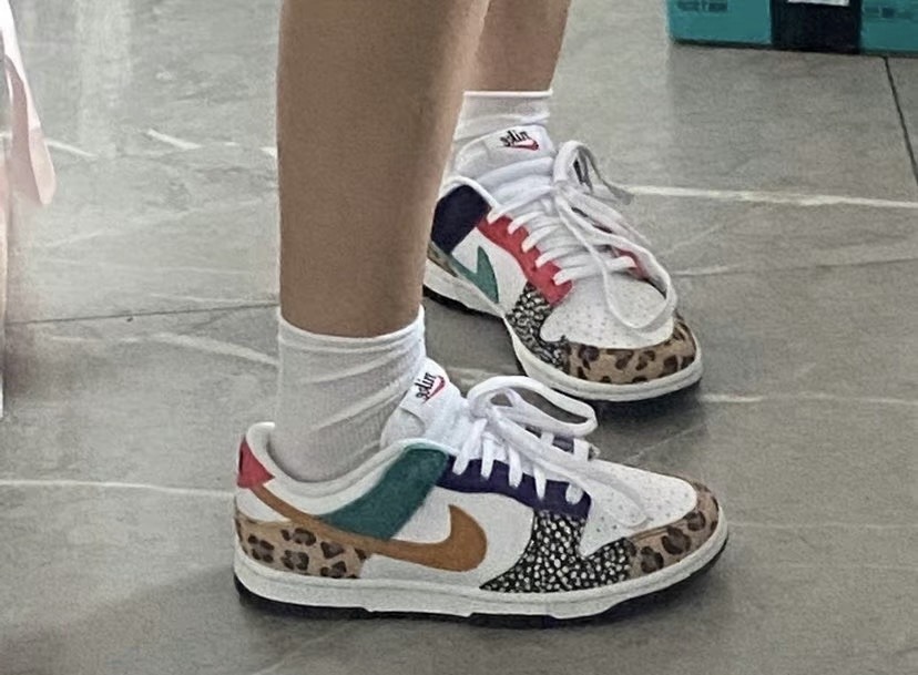 custom review-NIKE Dunk SE 'Пэчворк' Низкие Кроссовки для скейтбординга Женские Многоцветные