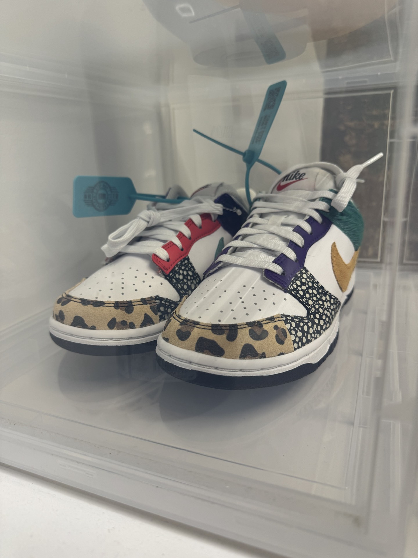 custom review-NIKE Dunk SE 'Пэчворк' Низкие Кроссовки для скейтбординга Женские Многоцветные