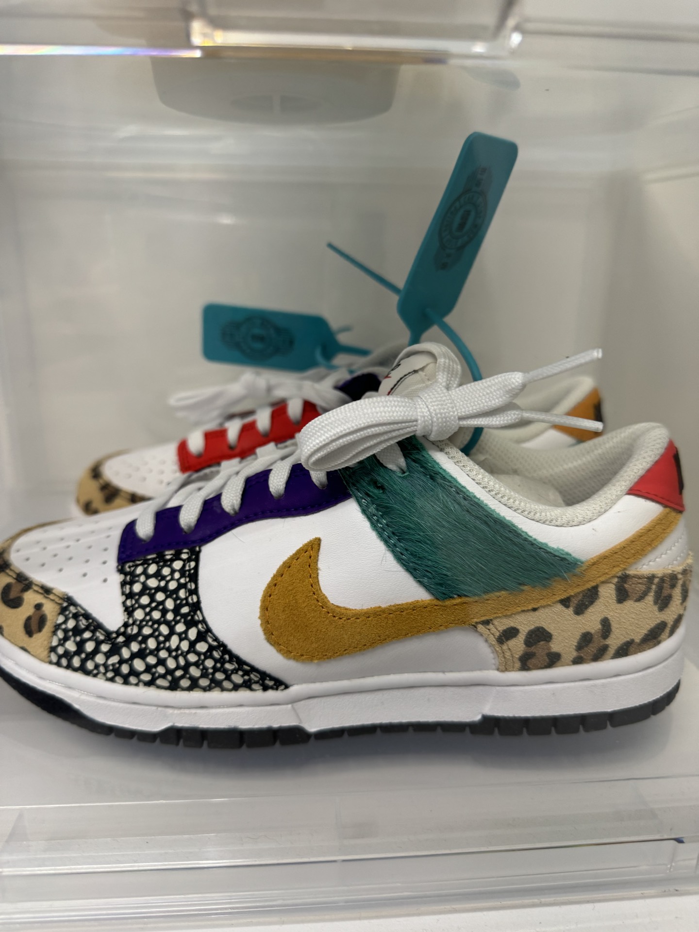 custom review-NIKE Dunk SE 'Пэчворк' Низкие Кроссовки для скейтбординга Женские Многоцветные