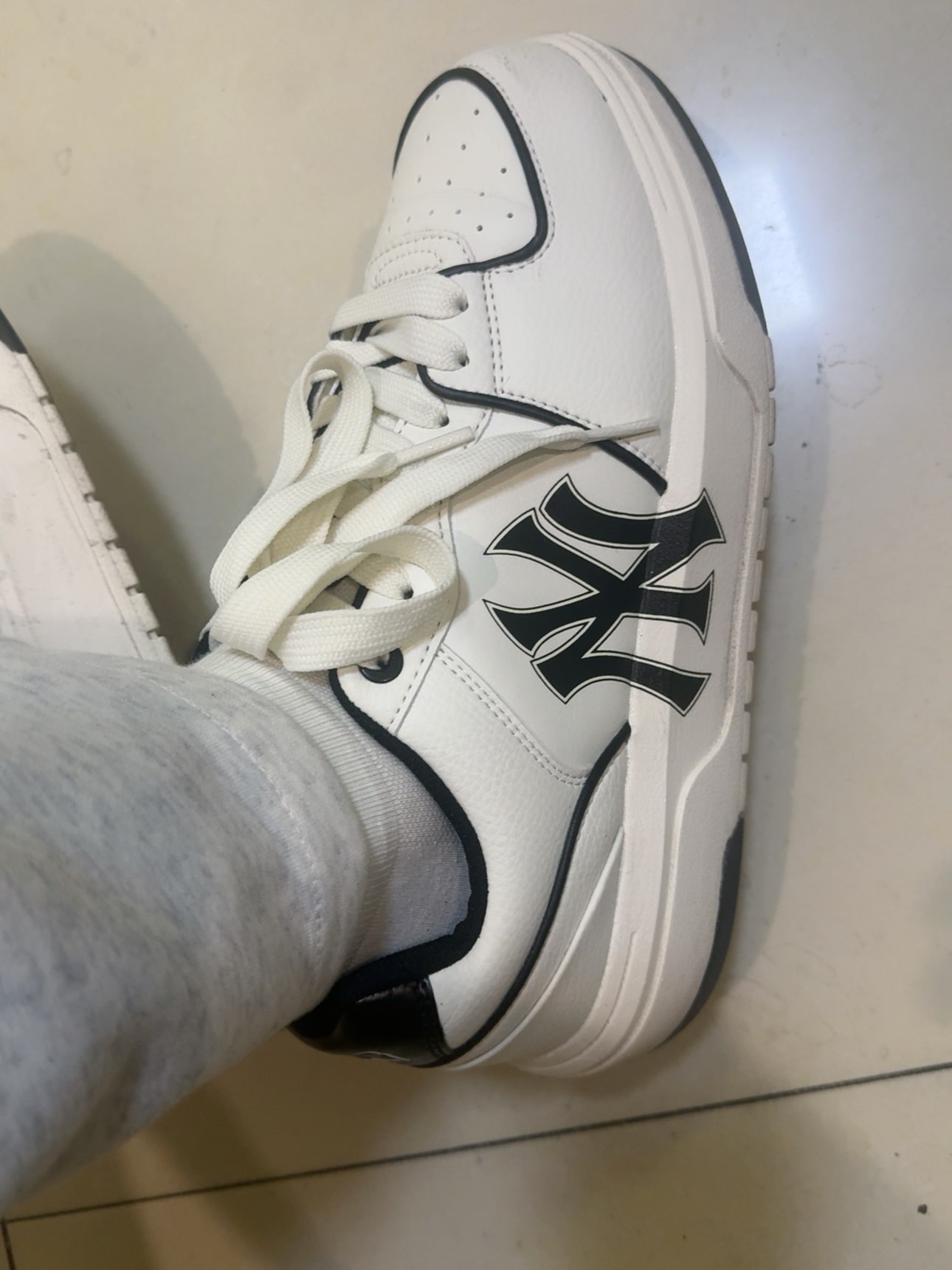 custom review-MLB Chunky Liner Low Топ Скейтборд Кроссовки Унисекс Белый