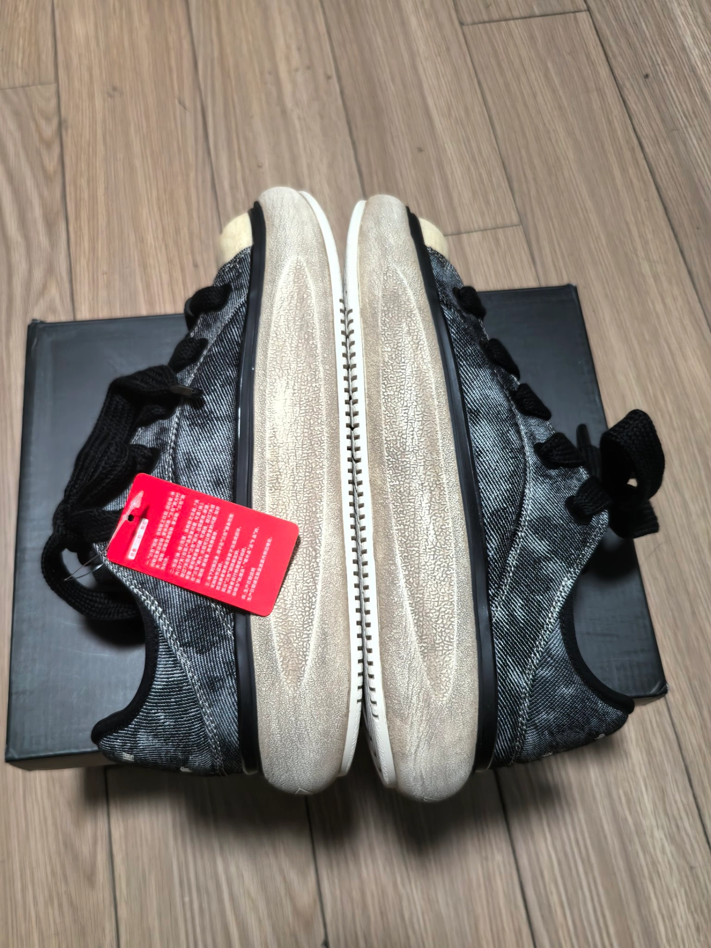 custom review-Лайнер Yun You C4D Амортизация Износостойкий Низкий Топ Повседневная Обувь Мужская Черный Белый