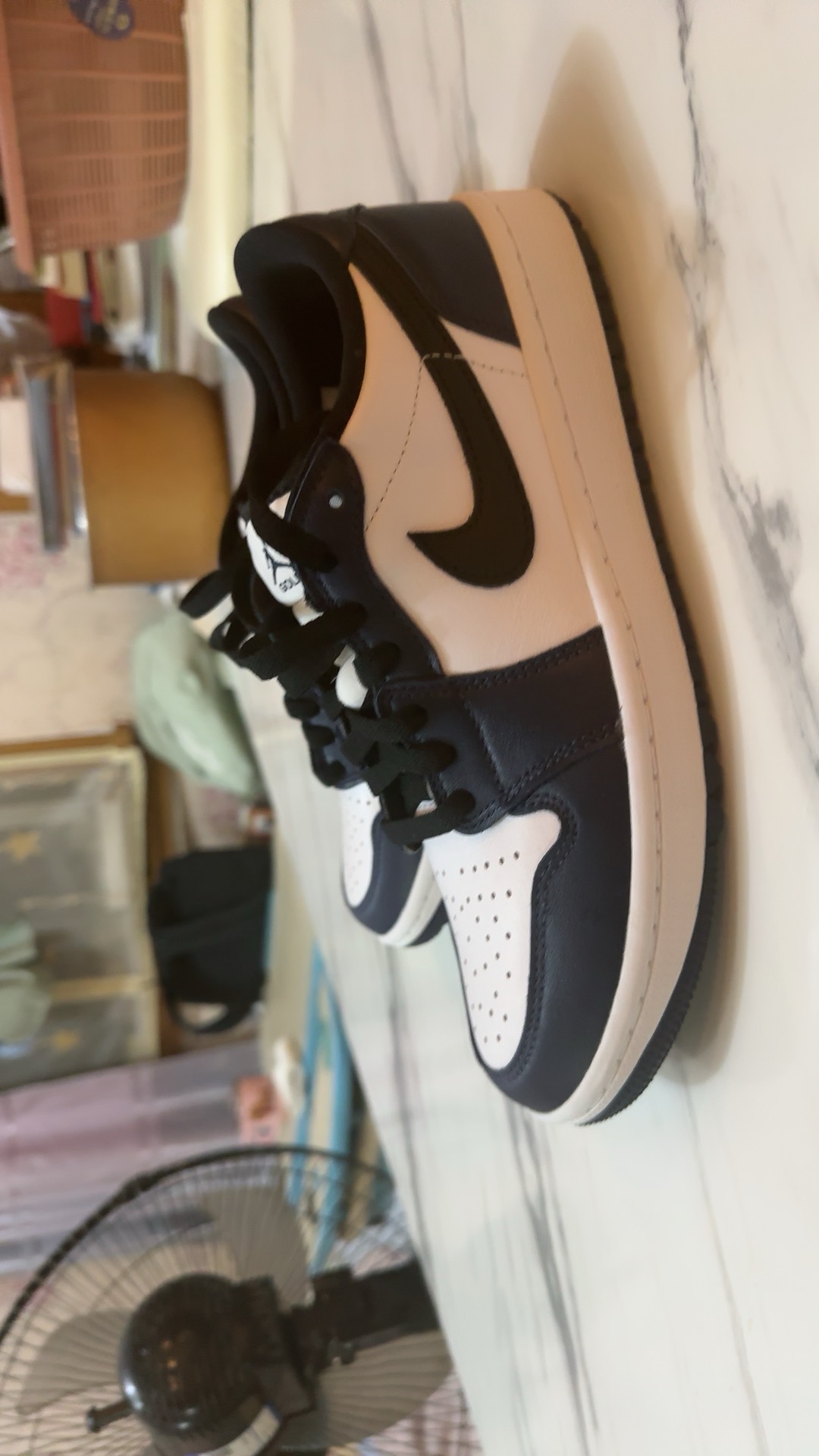 custom review-Jordan Air Jordan 1 GOLF Низкая Амортизация Низкий Топ Повседневная Обувь Унисекс Полночный Синий