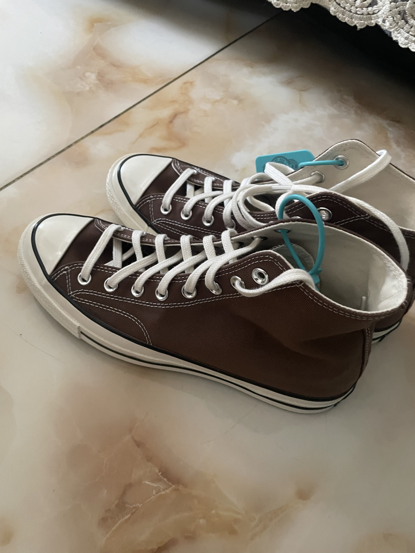 custom review-Converse Chuck 70 Устойчивые к истиранию высокие топы кеды унисекс коричневые