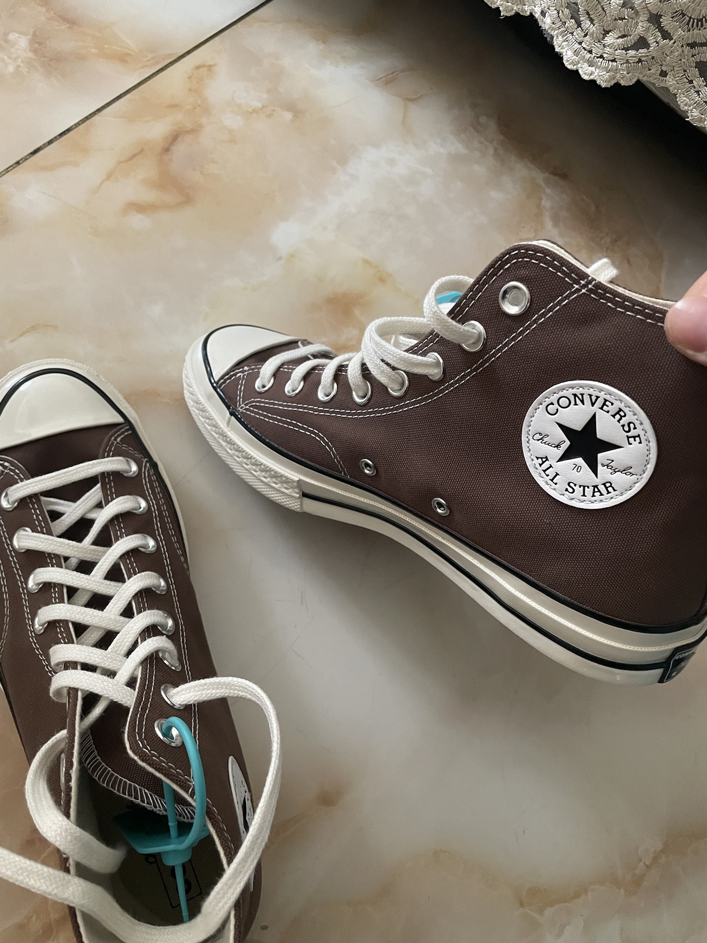 custom review-Converse Chuck 70 Устойчивые к истиранию высокие топы кеды унисекс коричневые