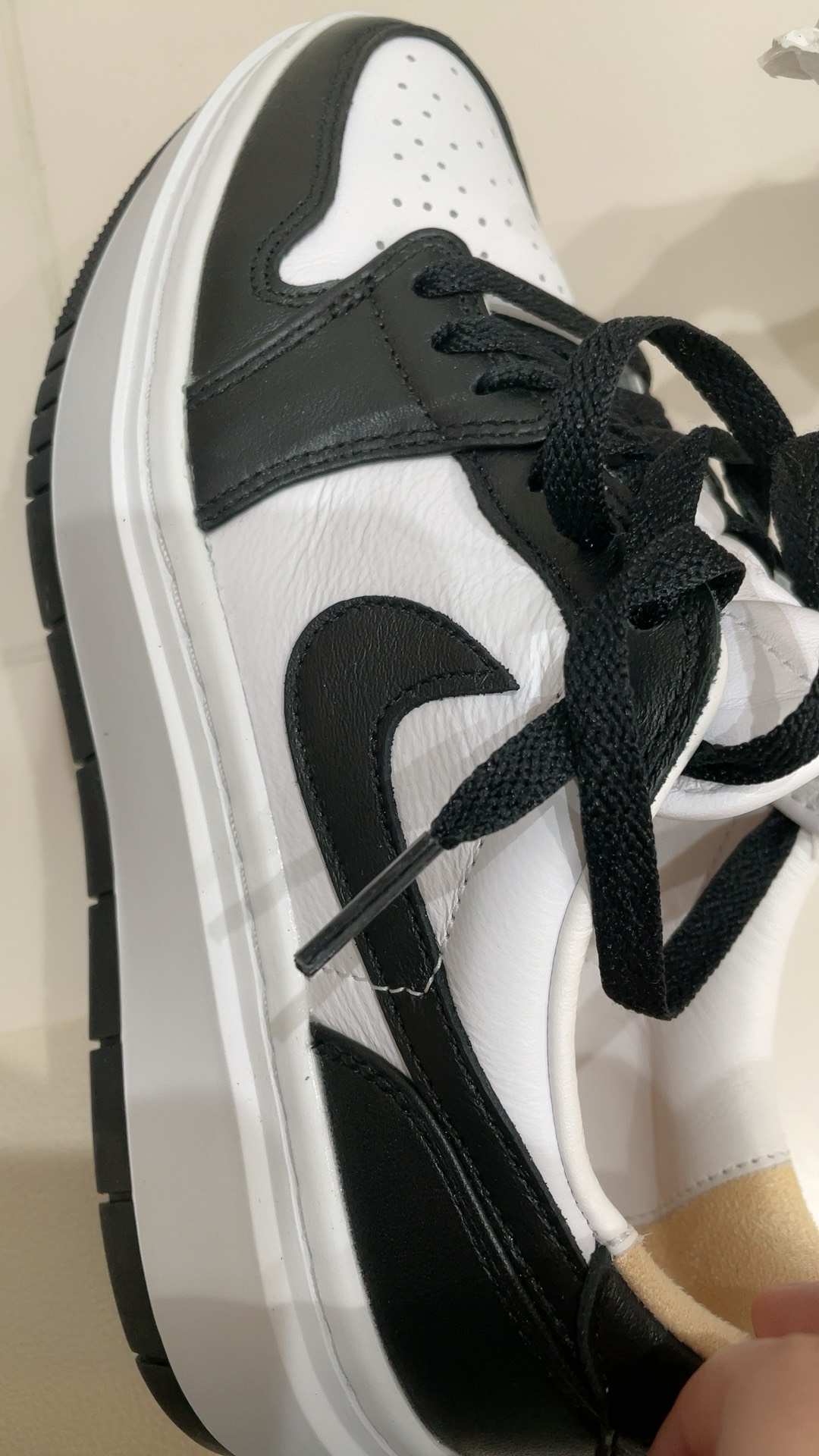 custom review-JORDAN 1 Elevate Low Panda Women's