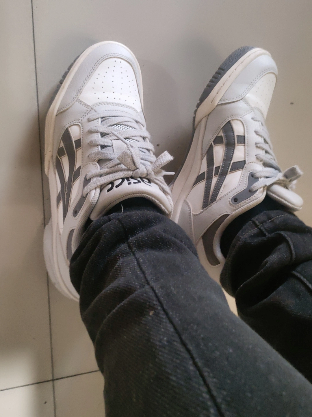 custom review-Asics Гель Spotlyte Low Топ Винтажные Баскетбольные Кроссовки Унисекс Белый Серый