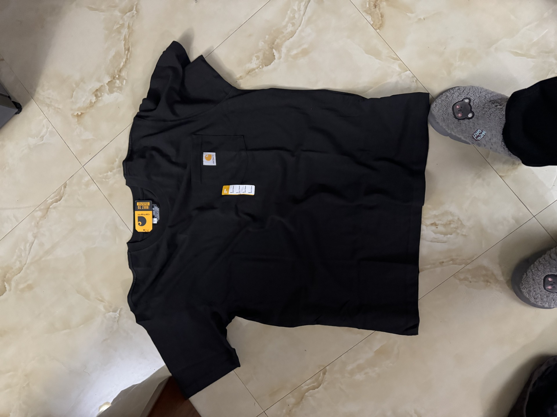 custom review-Carhartt K87 Свободный крой Тяжелая короткая рукавная футболка Мужская