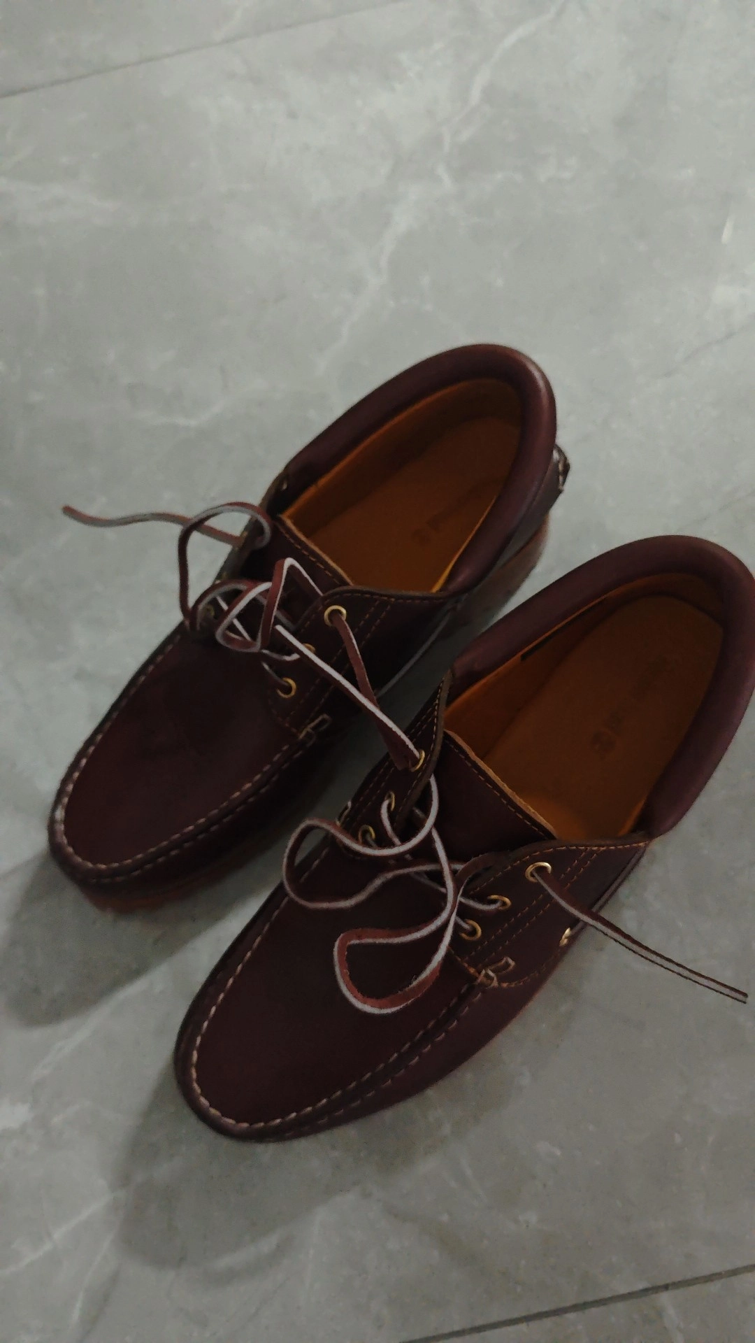 custom review-Timberland AUTHENTICS Collection Топсайдеры Мужские Темно-красные