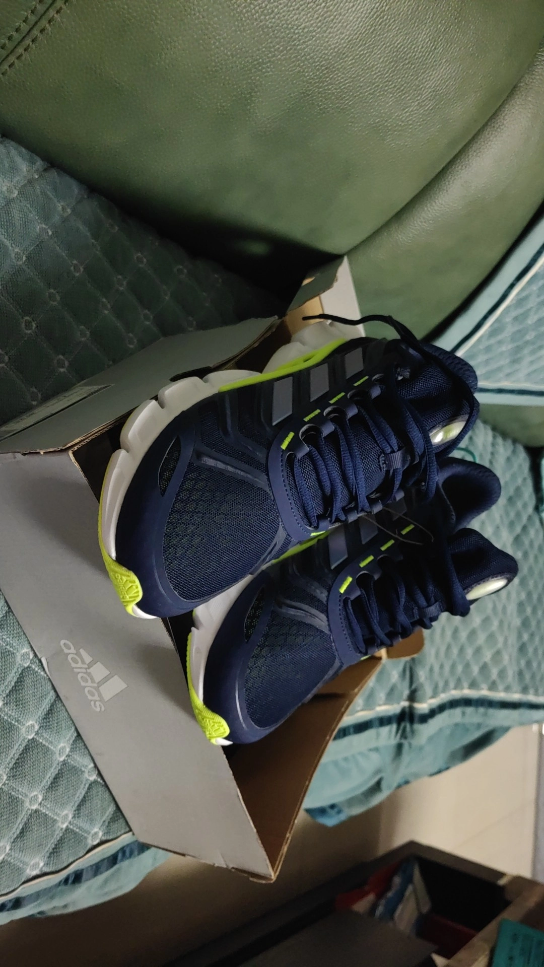 custom review-Adidas Climacool Low Беговые кроссовки Унисекс Циан синий