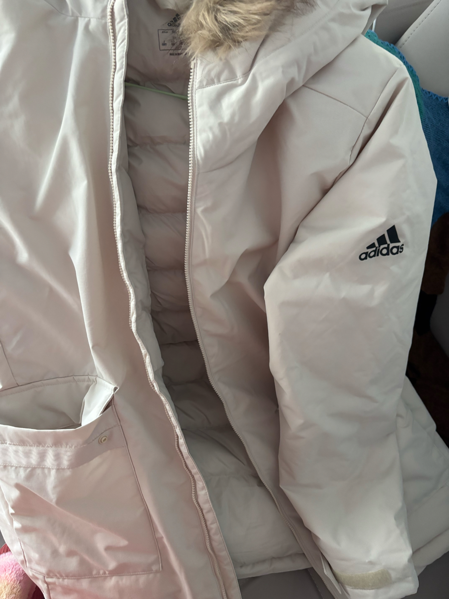 custom review-Adidas Пуховая куртка Женская Бокситовый коричневый